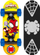 Skateboard Stamp Spidey SP330310, 17", për kalamaj, shumëngjyrësh