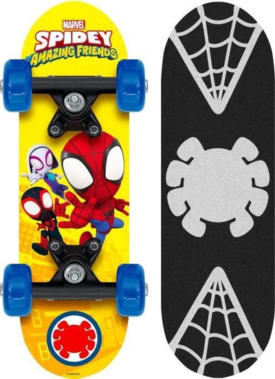 Skateboard Stamp Spidey SP330310, 17", për kalamaj, shumëngjyrësh