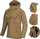 Xhaketë jashtë Helikon-Tex Pilgrim Anorak, model taktik, me kapuç që rregullohet, ngjyrë coyote