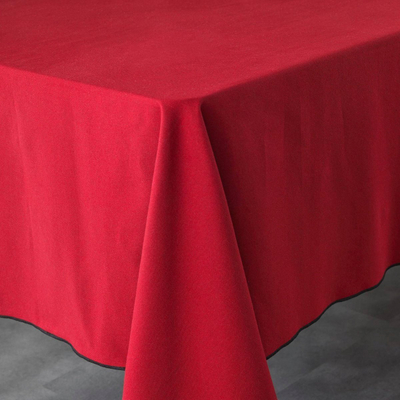 Mbulesë tavoline Mistraline, pambuk, 140 x 240 cm, e kuqe