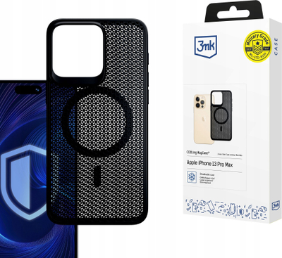 Mbrojtëse telefoni 3MK COOLing MagCase, për iPhone 13 Pro Max, MagSafe, transparente