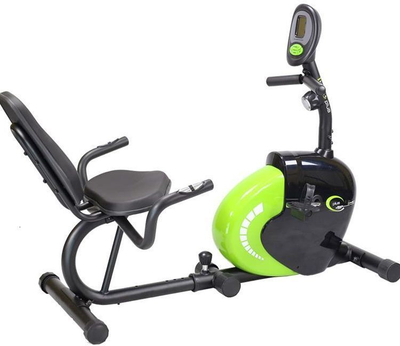 Biçikletë magnetike HMS R9259 Plus, 120kg, 142 x 65 x 98 cm, e zezë, e verdhë