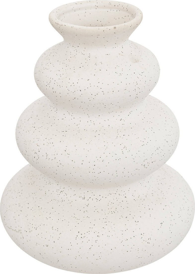 Vazo qeramike Atmosphera Olme, 20cm, e bardhë