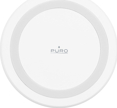 Karikues wireless Puro Wireless Charging Station, Qi, 10W, i bardhë