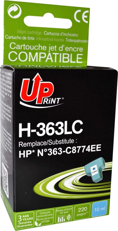 Kasetë boje UPrint H-363LC XL, Light Cyan, alternativa për HP C8774EE