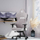 Karrige zyre ThunderX3 CORE Armchair LOFT, ergonomike, me mbështetëse këmbësh, gri