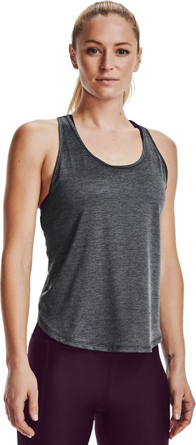 Bluzë sportive Under Armour Tech Vent për goca, madhësia M, gri
