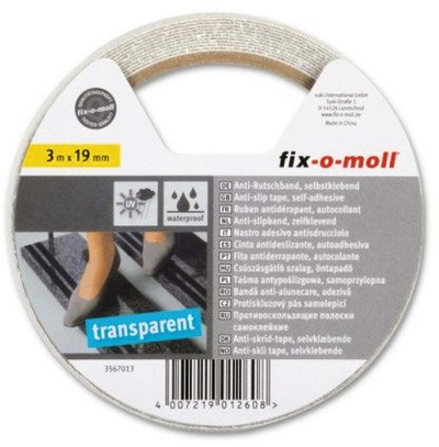 Антилизгачка самолеплива лента Fix-o-moll, 3 m, 19 mm, проѕирна