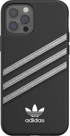 Futrollë telefoni Adidas OR Molded Case Woman, për iPhone 12 Pro, lëkurë, e zezë