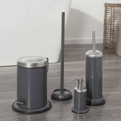 Mbajtës role tualeti Sealskin Acero, çelik inox, për role rezervë, gri