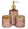Set banjoje Bathroom Solutions HUM, 3 pjesë, xham, transparent
