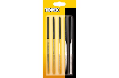 Set gjilpëra Topex Diamond, 5 copë, 140mm