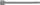 Daltë e sheshtë e gjerë Fischer Flat Wide Chisel SDS Max, 400mm, 50mm, metalike