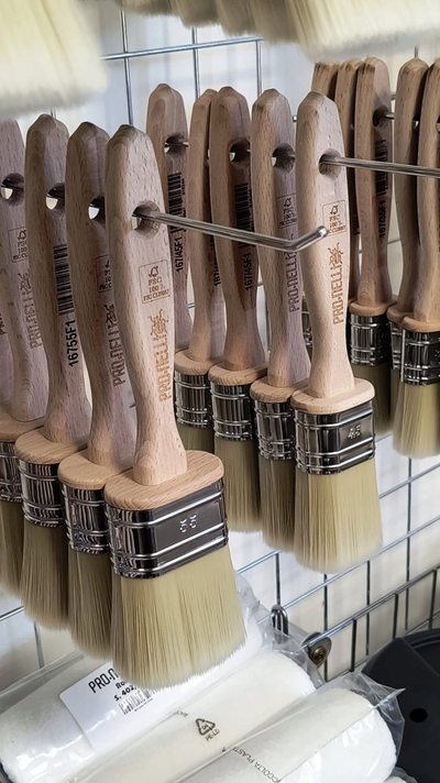Furçë grimimi GEMINI Pure Natural, madhësia 45, fije natyrale, druri natyral