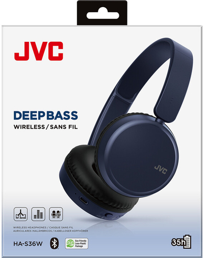 Слушалки JVC HA-S36WAU, сина боја