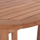 Tavolinë bari HomeMarkt Presscot HM18114, dru teak, 60x60x105 cm, ngjyrë natyrale