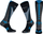 Чорапи за мажи Brubeck Snow Force Light, мерино волна, за скијање, сиви со сино, M 39-41