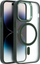 Заштитна маска MagSafe Silicone Matte за iPhone 16 Pro, проѕирна, зелена
