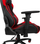 Karrige gaming YENKEE Sabotage, me mbështetje për mesit, mban deri 150 kile, e zezë me të kuqe