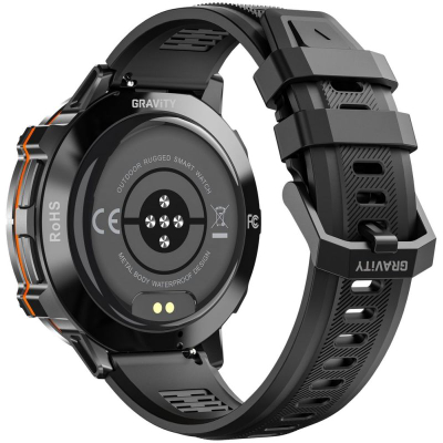 Ore inteligjente Gravity GT42 1, me ekran 1.73" AMOLED, IP67, e zezë