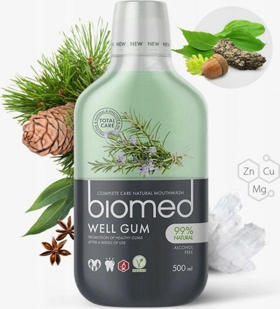 Shpërlarës goje Biomed Well Gum 99% Natural, 500 ml