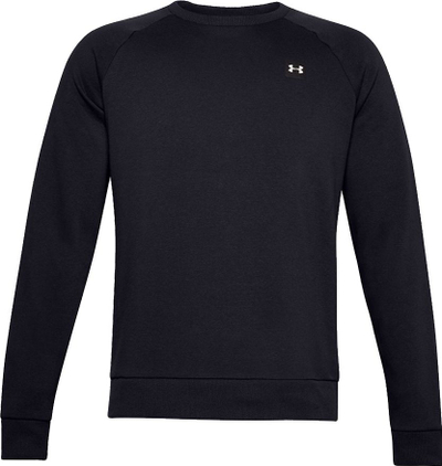 Bluzë duks për burra Under Armour Rival Fleece Crew, pambuk fleece, masa 2XL, e zezë