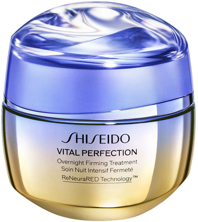 Krem nate Shiseido Vital Perfection Overnight Firming Treatment, kundër rrudhave, 50ml