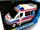 Lodër makinë ambulance, 20 cm, plastike, me drita edhe zëra