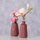 Vazo porcelani Boltze Esko, 17 cm, burgundy