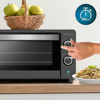 Furrë tavoline Cecotec Bake&amp;Toast 1090, 10L, 1000W, e zezë
