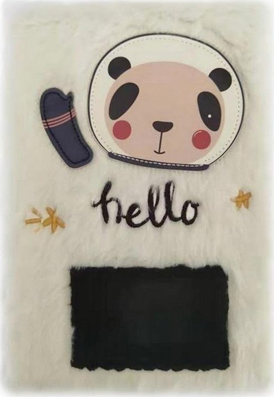 Bllok shënimesh Easy Stationery Notes Plush, A5, 80 fletë, panda