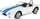 Makinë lodër Shelby Cobra Daffi, model 1:32, e bardhë