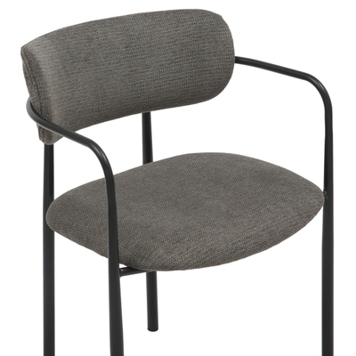 Karrige ngrënieje Kritter 58x53x76Hcm (HM9994.02), zezë/ gri