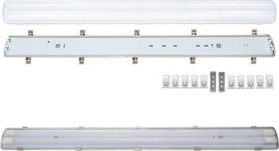 Llambë Nvox Linear T8, 120 cm, transparente