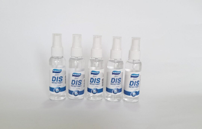 Set 5 dezinfektues 60ml, DAE5 alkool etilik 1L, 50 maska