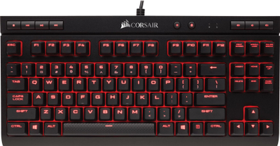 Tastierë Corsair Red Led K6 (CH-9115020-NA), US, e zezë