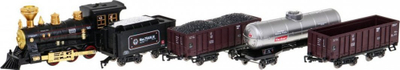 Set tren lodër Ramiz Retro, pistë 213 x 106 cm, efekt tymi dhe dritë, shumëngjyrësh