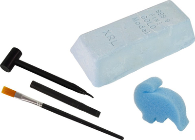 Set arkeologjik për kalamaj LeanToys Blind Box, 8 gurë minerali, për mbi 3 vjeç, shumëngjyrësh