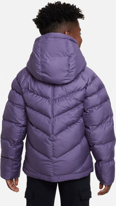 Xhaketë për kalama Nike Sportswear, me mbushje sintetike, me kapuç, vjollcë