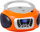 Radio portabël me CD Trevi CMP 510 DAB, USB, AUX, portokalli