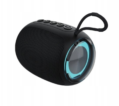 Altoparlant Bluetooth Setty Mini Tube RGB GB-800, bateri 6 orë, i zi