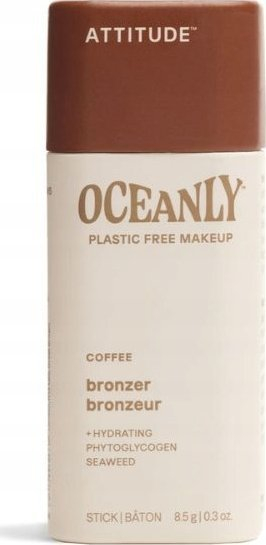 Bronzer kremoz fytyre Attitude Oceanly Coffee, efekt nxirje natyrale, vegane