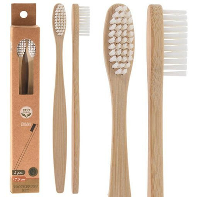 Set furça për dhëmbë , 2 copë, krem