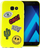 Mbrojtëse telefoni Puro Patch Mania për Samsung Galaxy A3 2017, TPU fleksibël, set me 5 ngjitëse, e verdhë