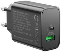 Karikues USB Gogen ACHPDQ230B, PD 30W, 2 porta USB C dhe USB A, i zi