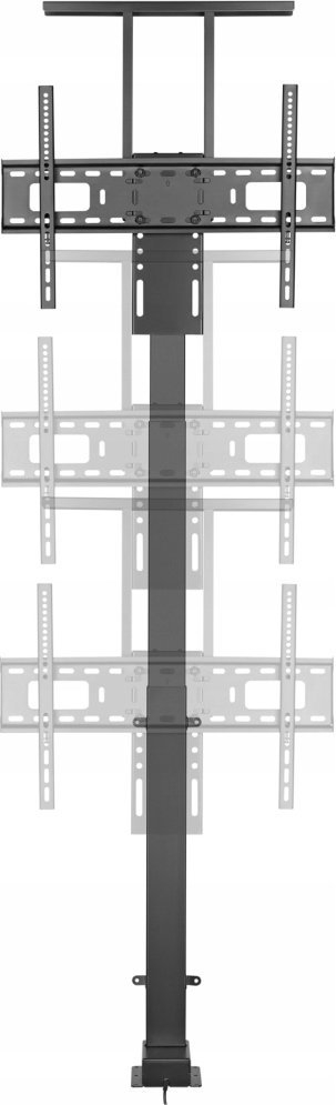 Mbajtëse TV elektrike Art AR-93M, deri 80", 60kg, VESA 600x400, e zezë