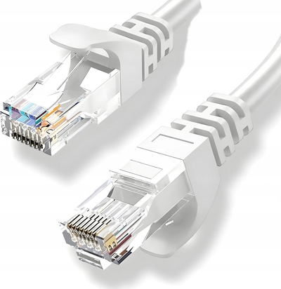 Кабел за мрежа Монтис MT114-1, UTP Cat5e, 1 m, бел