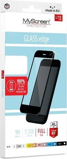 Xham mbrojtës Ms Diamond Edge Lite FG për Xiaomi Mi 9, ngjitje e plotë, i zi