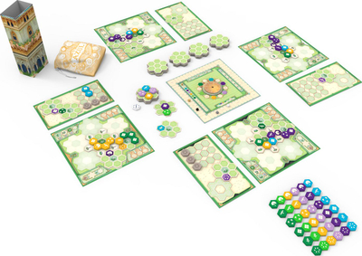 Друштвена игра Lacerta Azul Queens Garden, стратешка, семејна, повеќебојна