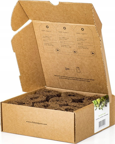 Pods barishtesh Click &amp; Grow Italian Herb Mix, set me 9 copa, për kopsht inteligjent